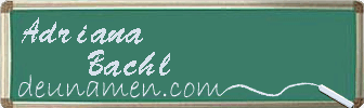 Adriana Bachl Visitenkarte